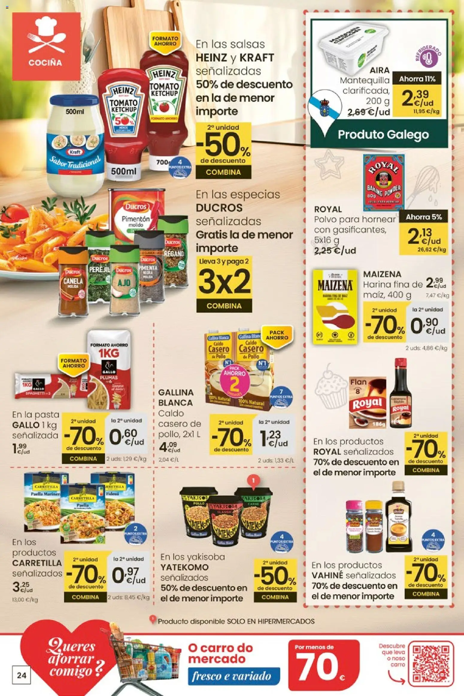 Eroski - Quieres ahorrar conmigo │ válido desde el 26.03.2026 | Página: 24 | Productos: Polvo, Pasta, Cocina, Συσκευή ροής