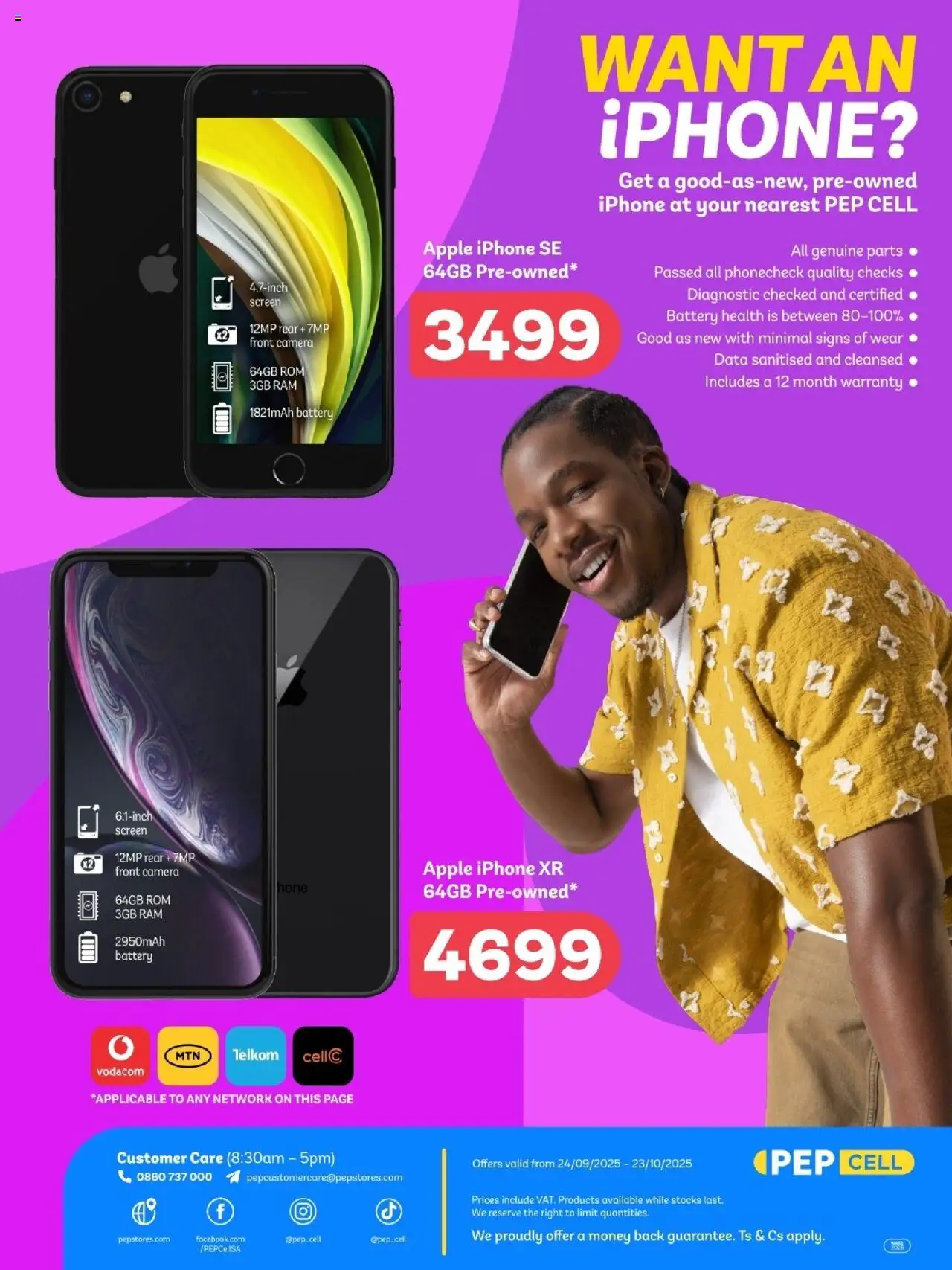New PEP Stores catalogue – valid from 24.09.2025 | Page: 12 | Products: Data, Camera, Battery