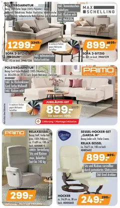 Möbel Kraft Prospekt 	 ab 11.03.2026 gültig | Seite: 2 | Produkte: Hocker, Relaxsessel, Sofa