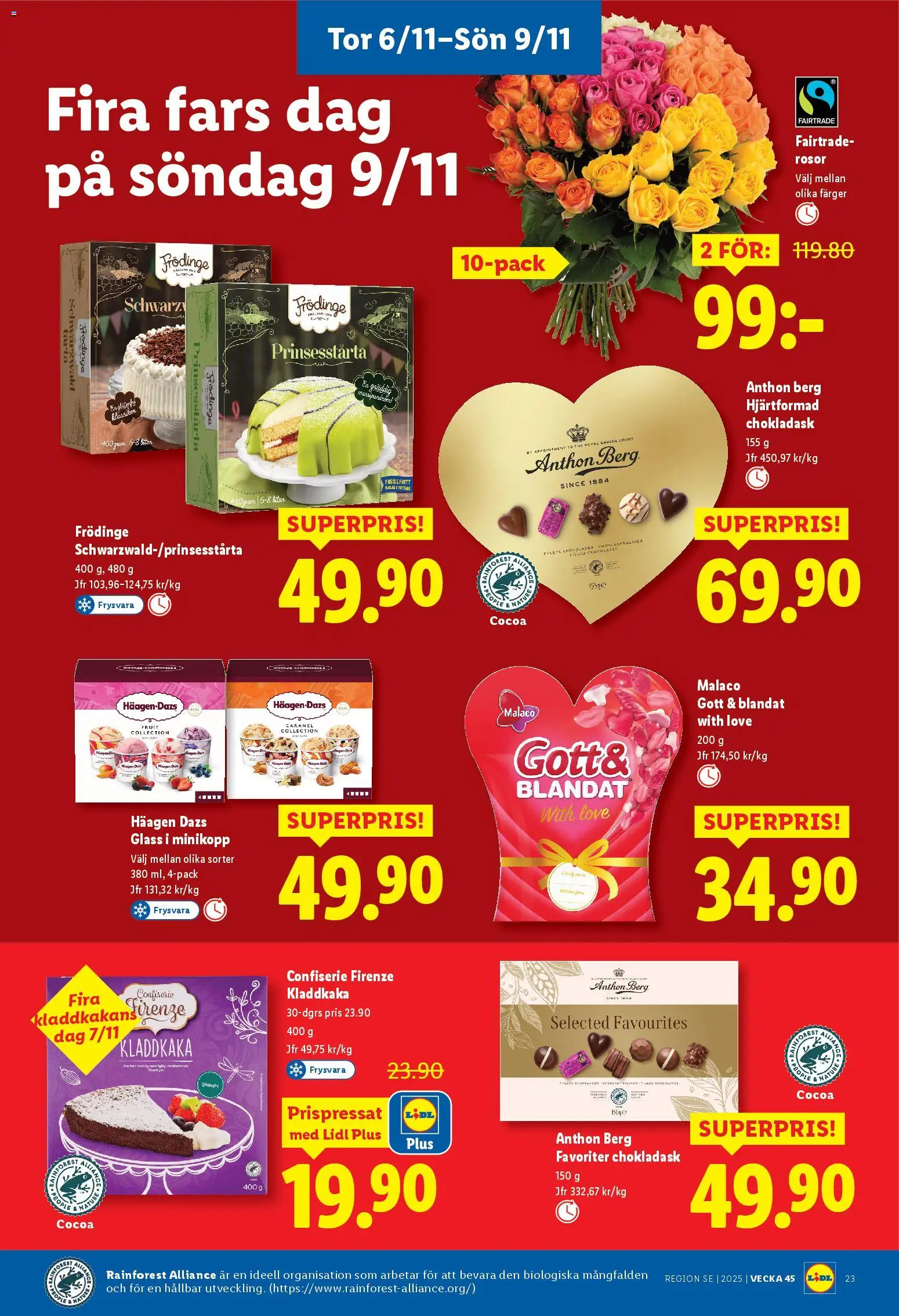 Lidl reklamblad aktuell från 03.11.2025 | Sida: 27 | Produkter: Kladdkaka, Glass