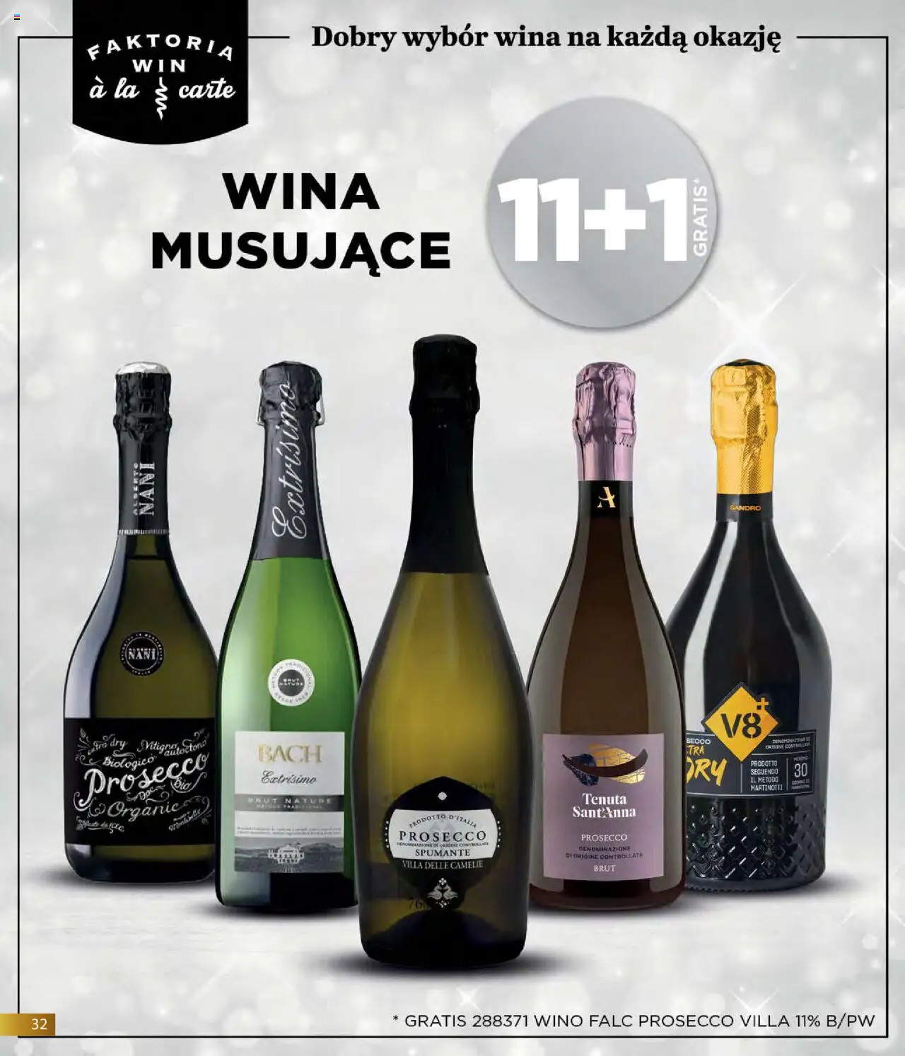 Eurocash Gazetka - Horeca od 01.10.2025 | Strona: 32 | Produkty: Wino, Prosecco