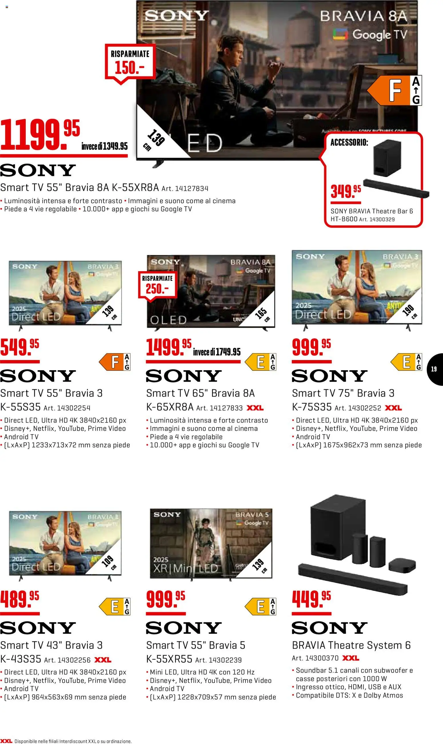 Interdiscount Aktionen Christmas IT – gültig ab 15.12.2025 | Seite: 19 | Produkte: Soundbar, TV, Usb, Sony