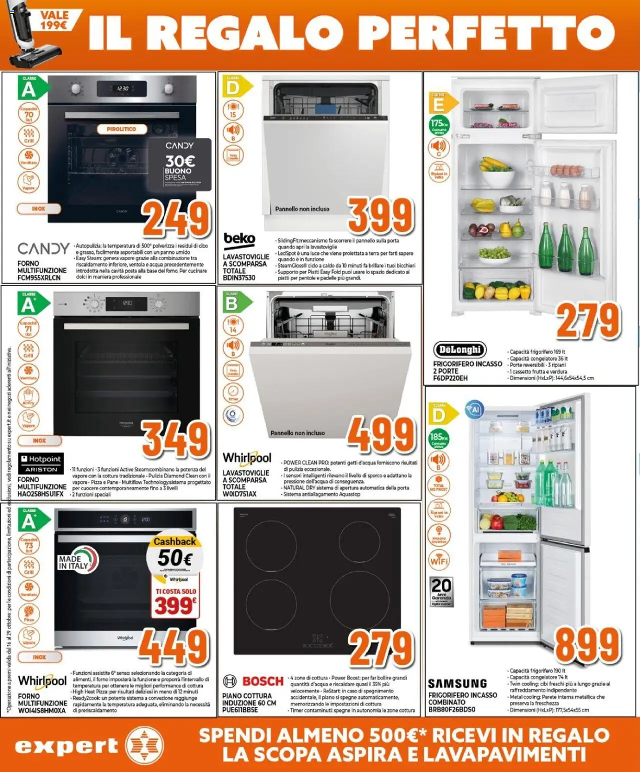 Volantino Expert del 16.10.2025 | Pagina: 7 | Prodotti: Pane, Pizza, Frutta, Frigorifero
