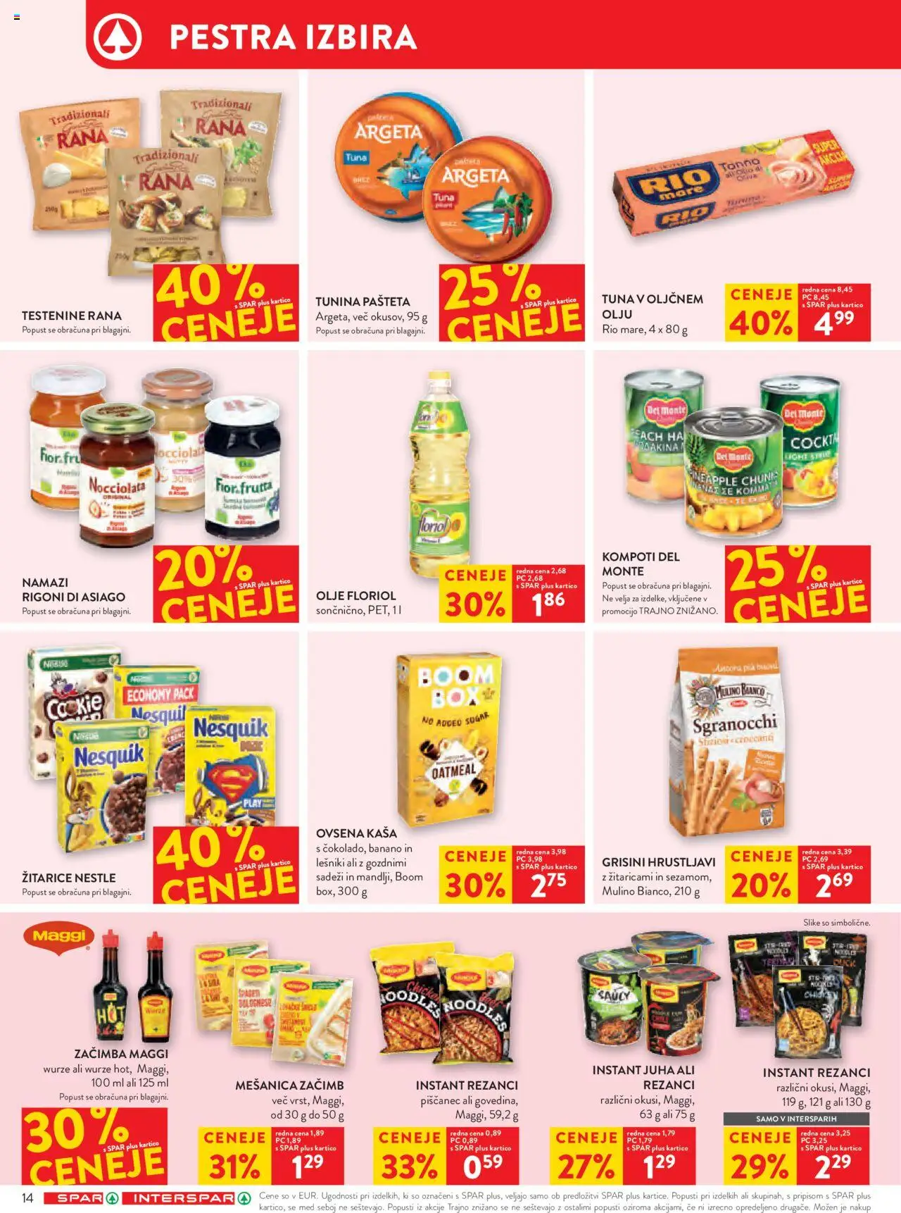 Novi Spar katalog ponudbe – veljaven od 01.10.2025 | Stran: 18 | Izdelki: Tijera de poda, Juha, Tuna, Olje