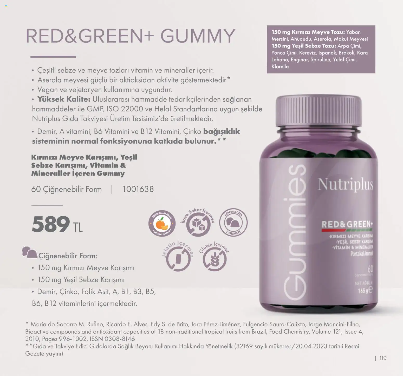 Farmasi Katalog - 01.01.2026 tarihinden itibaren geçerlidir | Sayfa: 119 | Ürünler: Portakal, Sebze, Meyve, Yulaf