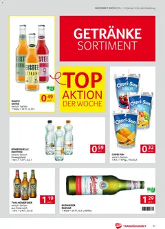 Transgourmet Zustellaktion ab 05.01.2026 gültig | Seite: 25 | Produkte: Zitrone, Limette, Bier
