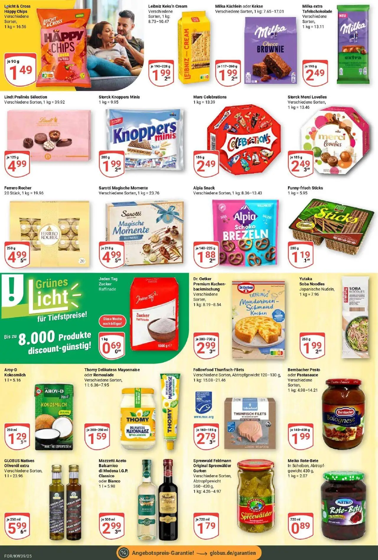 Globus prospekt Forchheim	 – gültig ab 21.09.2025 | Seite: 14 | Produkte: Balsamico, Knoppers, Lindt, Kuchen