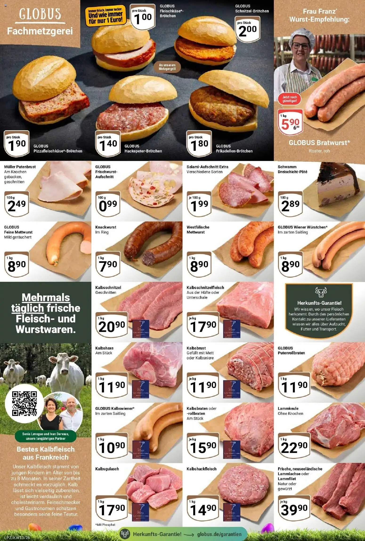 Globus prospekt Leipzig	 – gültig ab 23.03.2026 | Seite: 10 | Produkte: Lammkeule, Fleisch