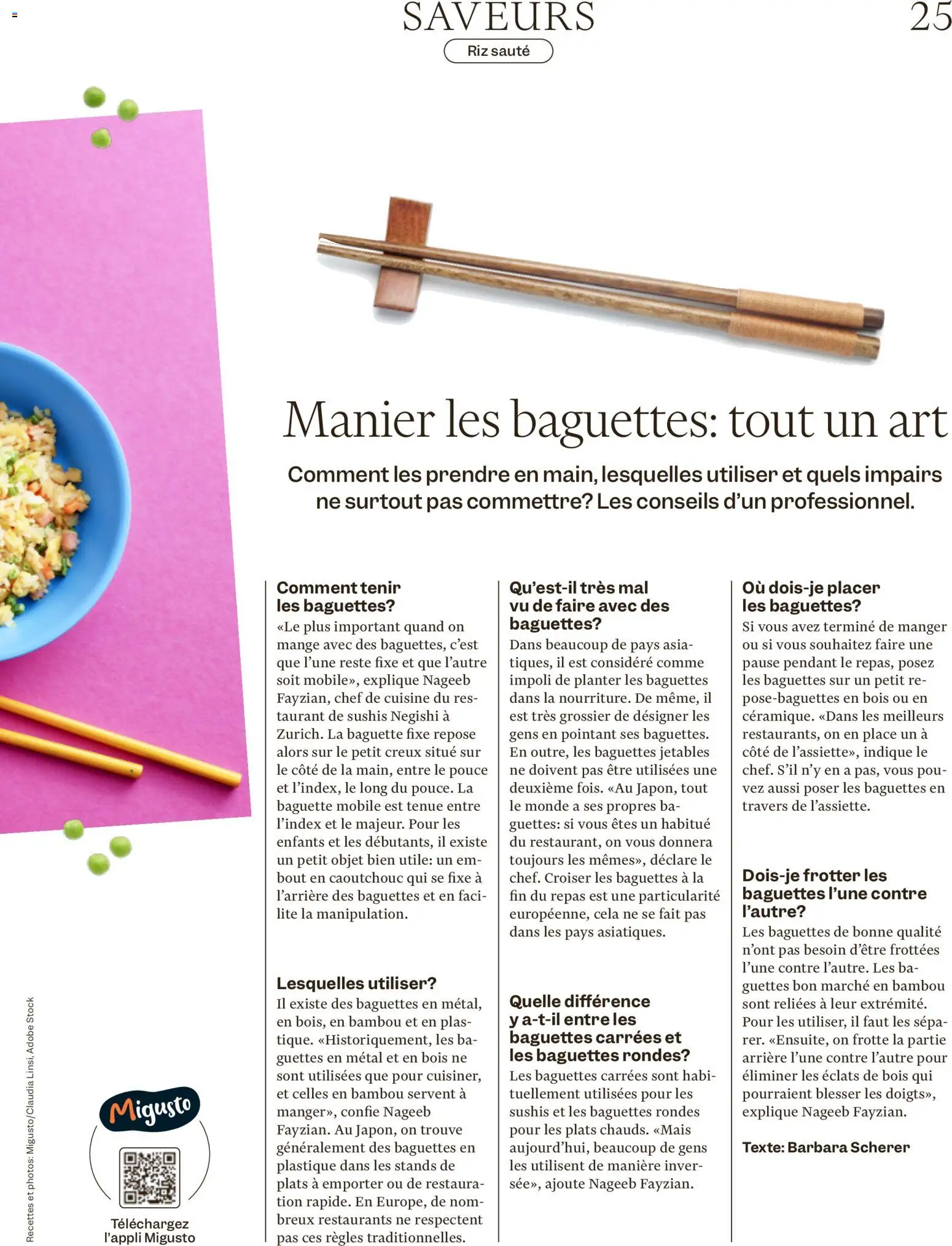 Migros Magazin FR – gültig ab 19.01.2026 | Seite: 25 | Produkte: Baguette