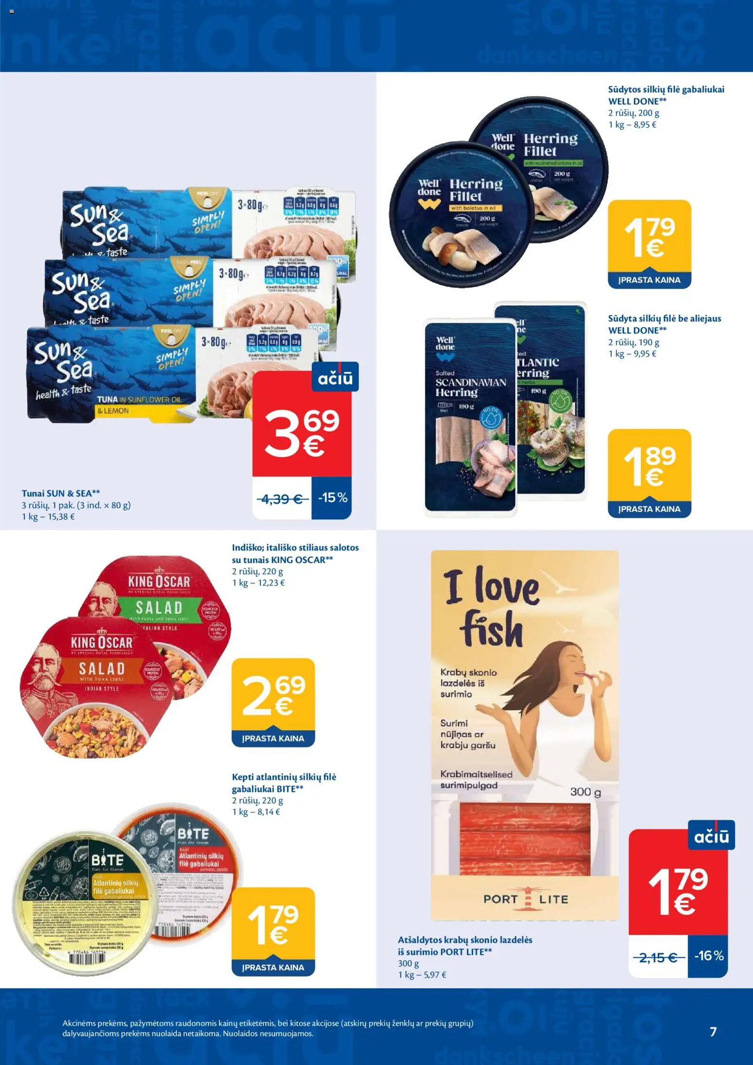 MAXIMA akcijos nuo 21.04.2026 | Puslapis: 7 | Prekių: Salotos, Silkių filė