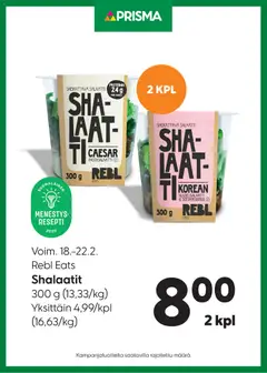 Prisma-mainoslehti voimassa 18.02.2026 alkaen