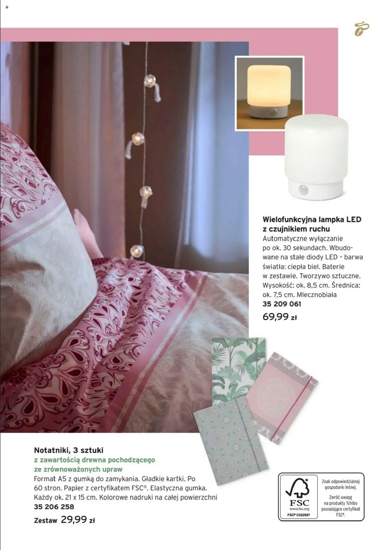 Tchibo promocje od 05.08.2025 | Strona: 7 | Produkty: Baterie, Tchibo, Lampka led z czujnikiem ruchu