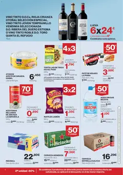 Vista previa Hipercor catálogo válido desde el 07.01.2026 | Página: 4 | Productos: Aceite, Cerveza, Paté, Aceite de girasol