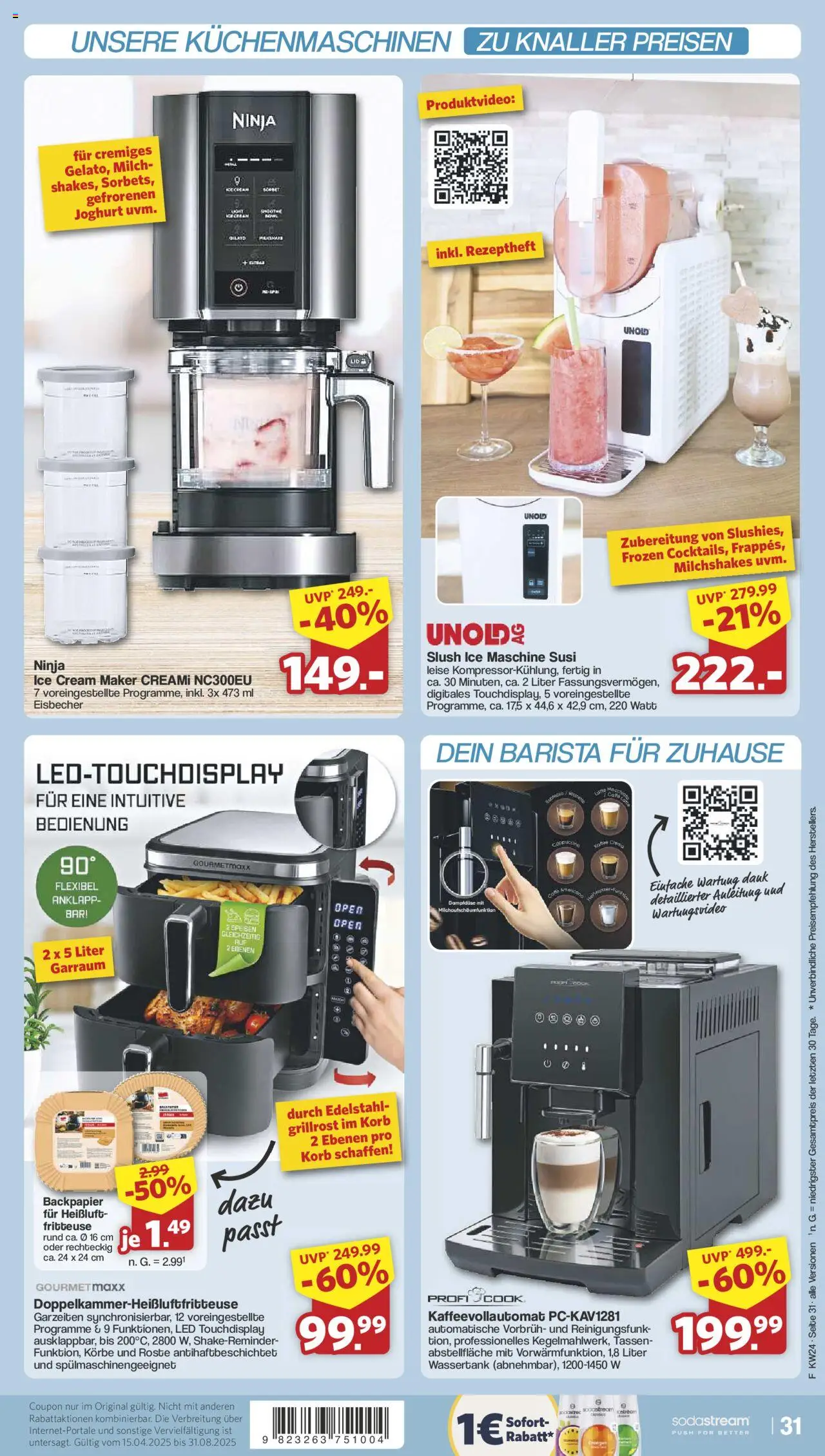 Famila Nordwest Prospekt 	 - gültig ab dem 10.06.2025 | Seite: 40 | Produkte: Milch, Joghurt, Kaffeevollautomat, Fritteuse