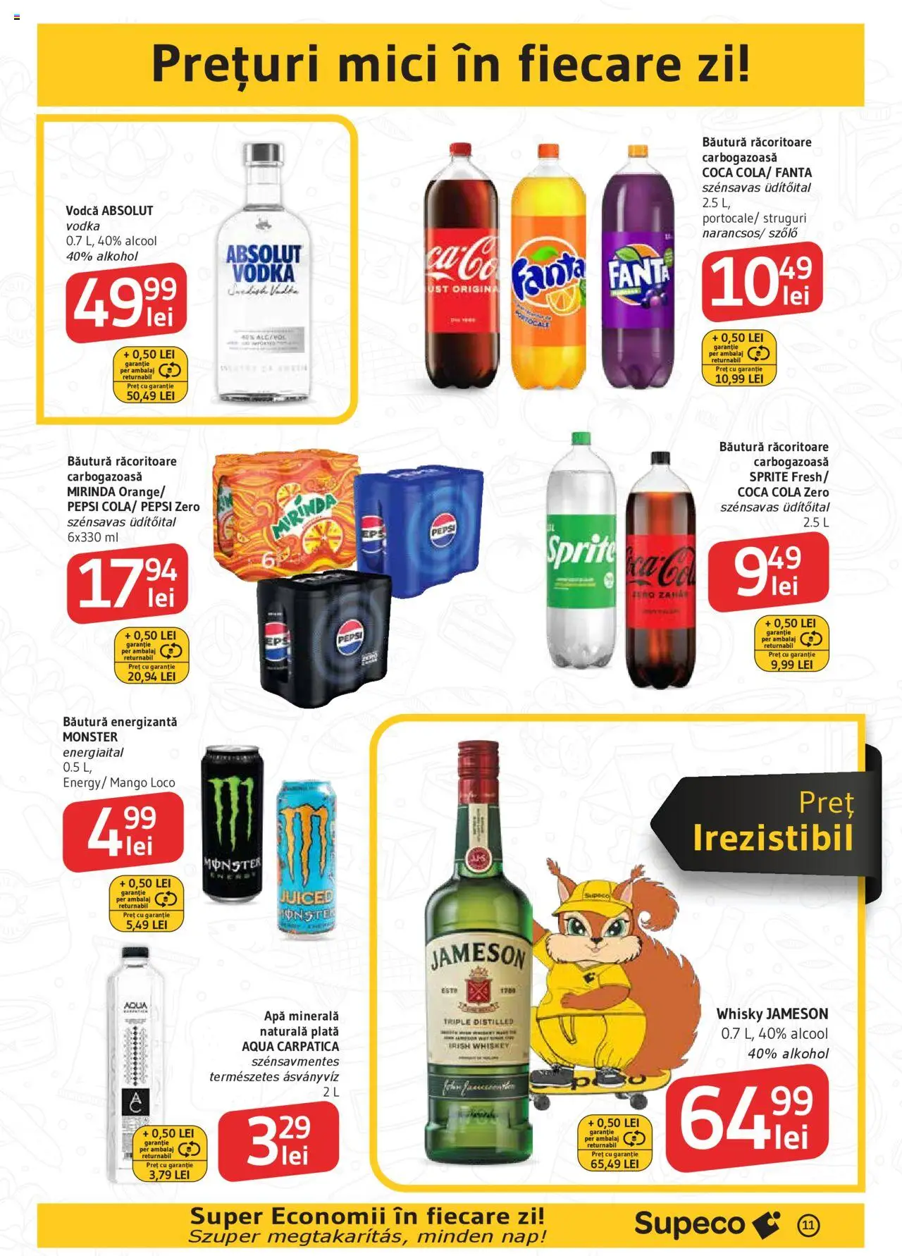 Noul catalog Supeco – valabil de la 18.09.2025 | Pagină: 11 | Produse: Su ısıtıcı, Yazı tahtası kalemi, Mici, Amerikan servis