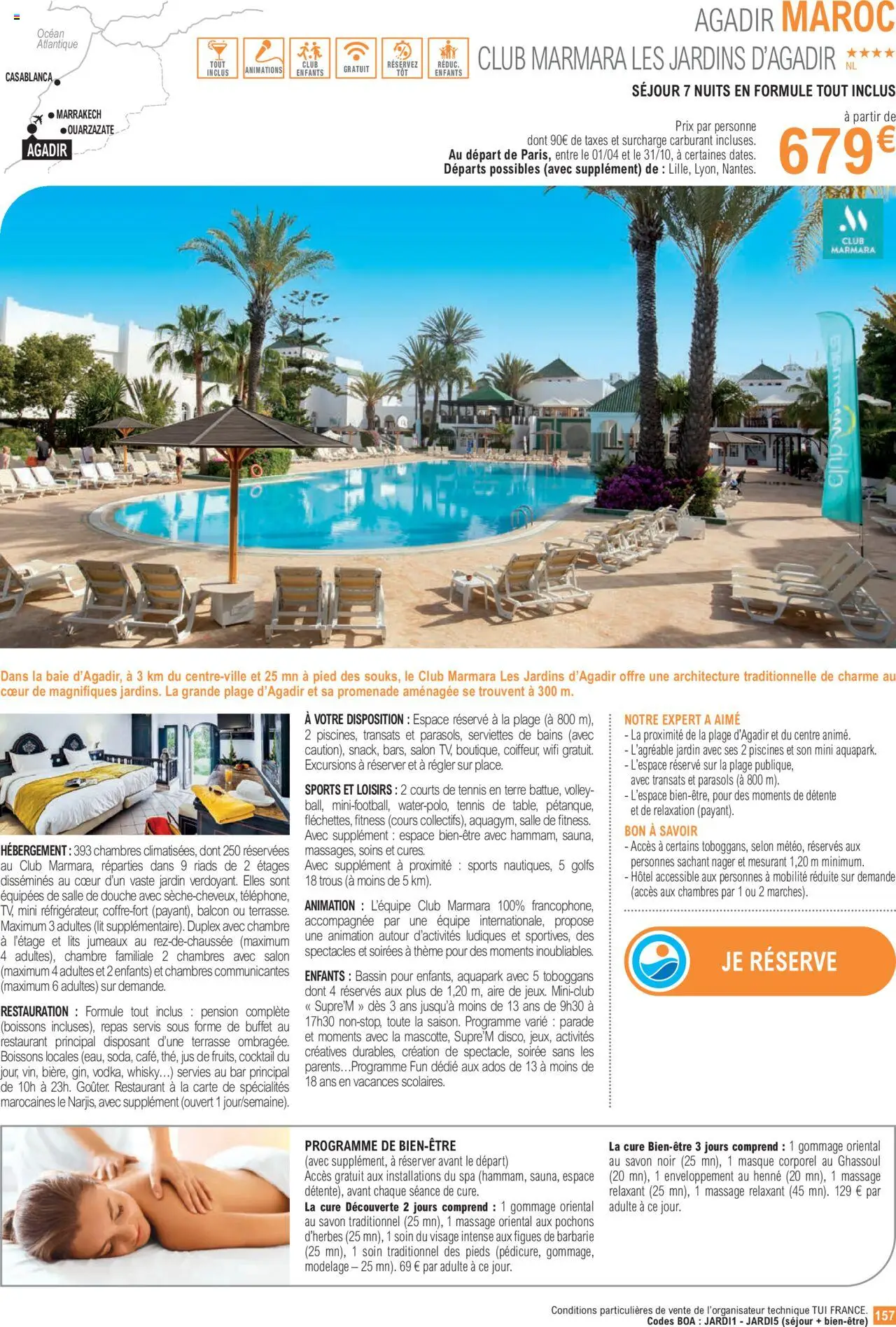  | Page: 157 | Produits: Masque, Savon, Buffet, Douche