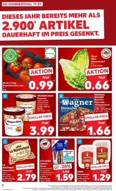 Kaufland prospekt Ingolstadt	 - gültig ab dem 21.07.2025 | Seite: 15 | Produkte: Eiscreme, Salami, Pizza