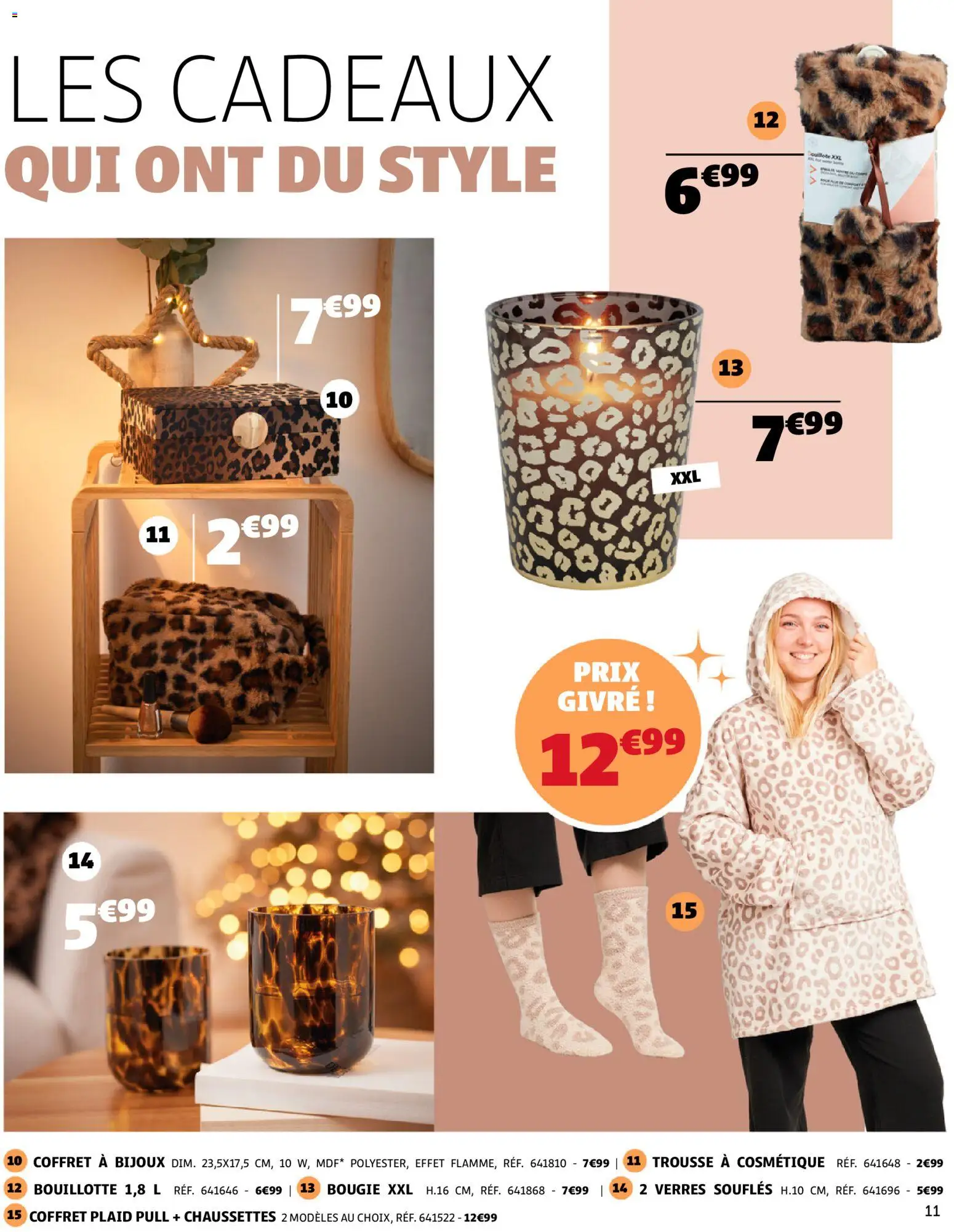 {H1} | Page: 11 | Produits: Bijoux, Pull, Bouillotte
