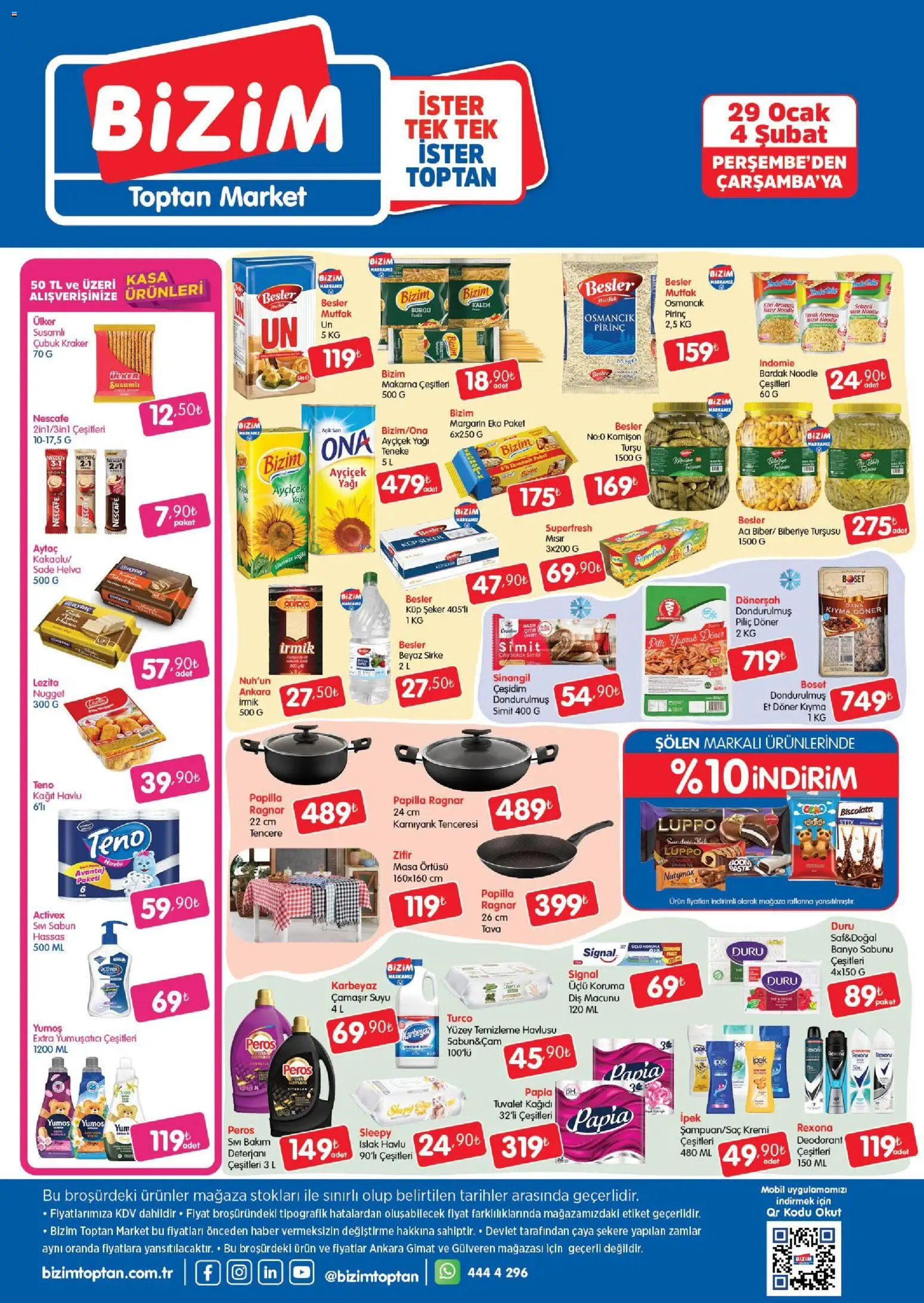 Bizim Toptan Katalog - 29.01.2026 tarihinden itibaren geçerlidir | Sayfa: 2 | Ürünler: Sabun, Yumuşatıcı, Kağıt havlu, Kasa