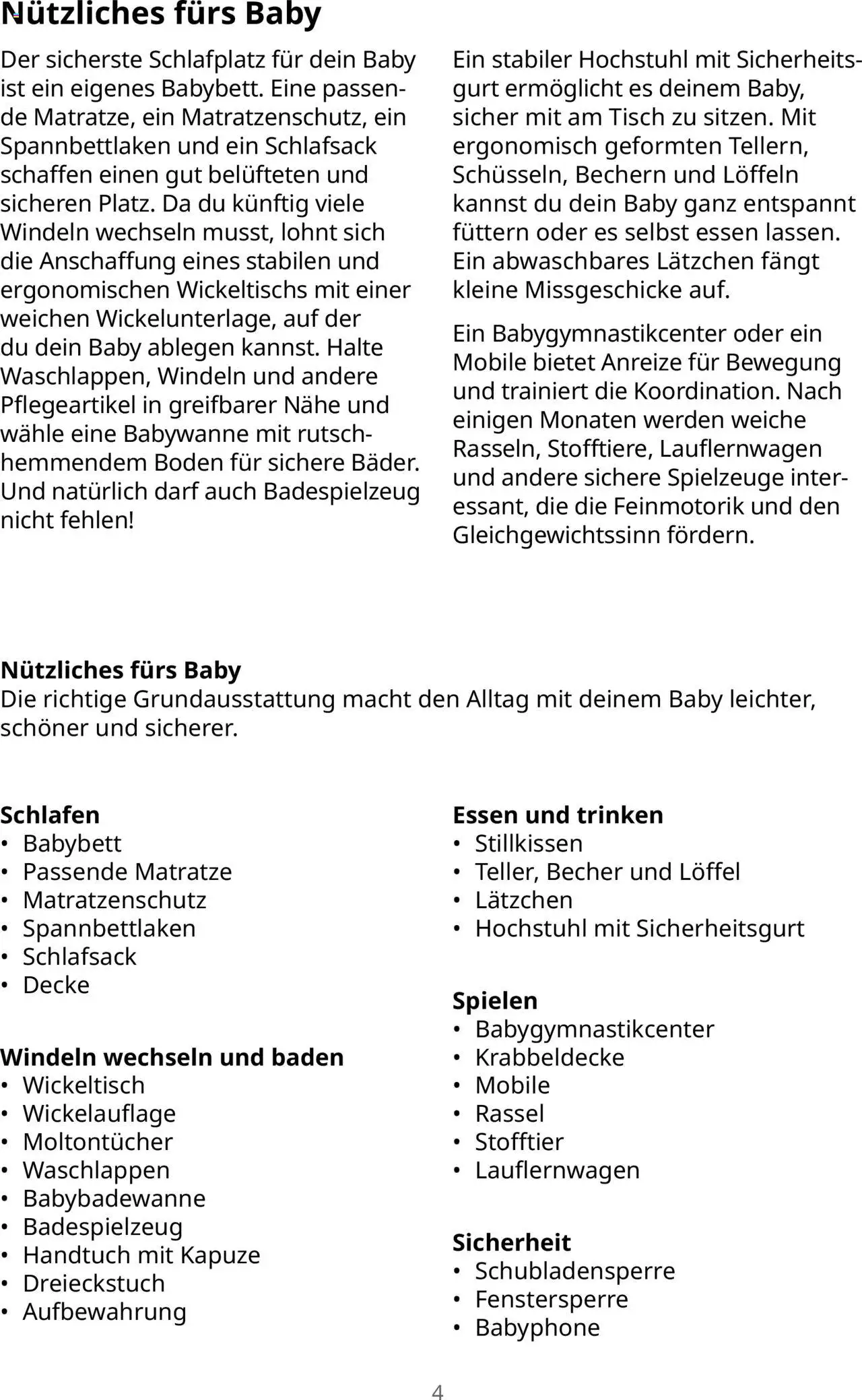 Ikea Familienzuwachs – gültig ab 30.09.2025 | Seite: 4 | Produkte: Matratze, Decke, Wickeltisch, Schlafsack