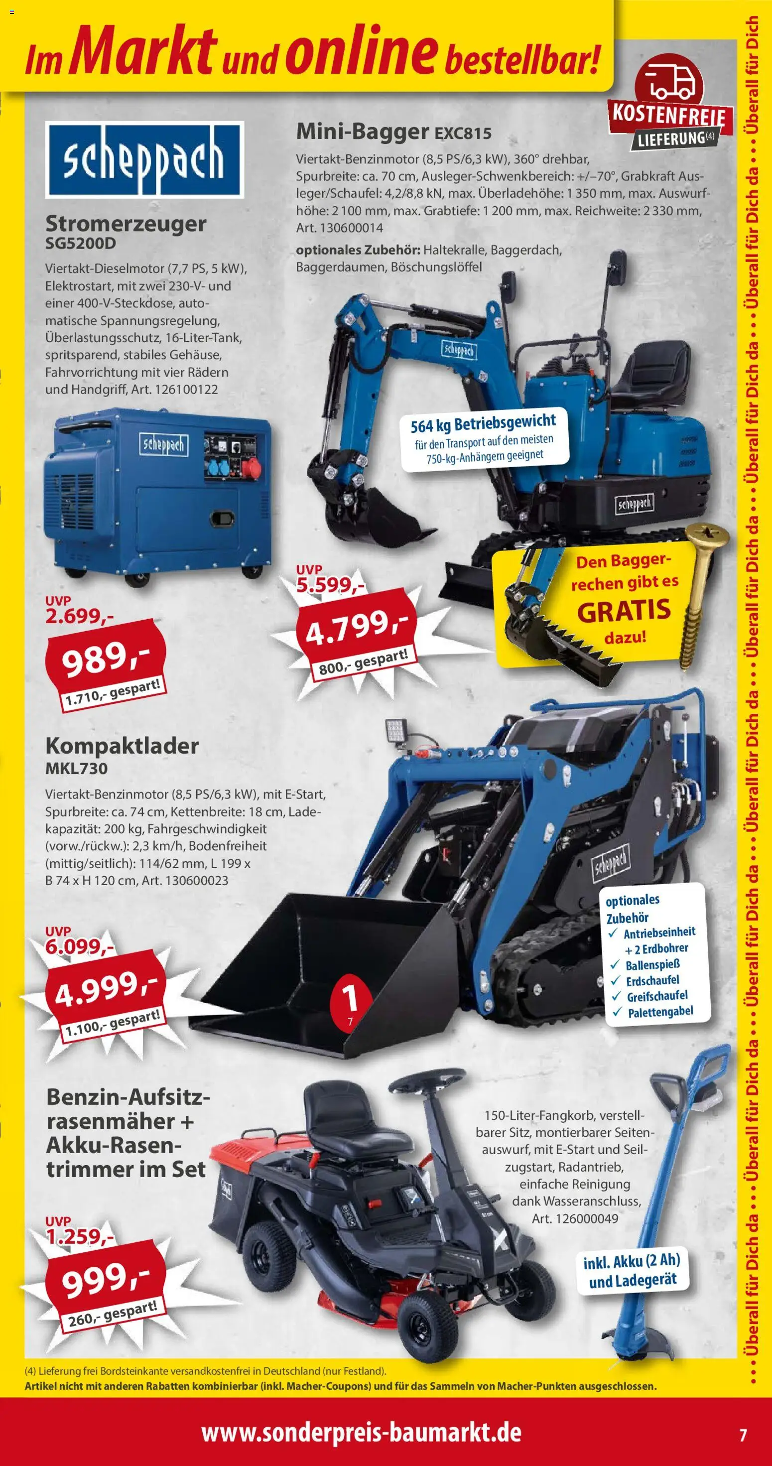 Sonderpreis Baumarkt Prospekt 	 | 21.03.2026 | Wie erhält man einen begrenzten Rabatt? | Deutschland