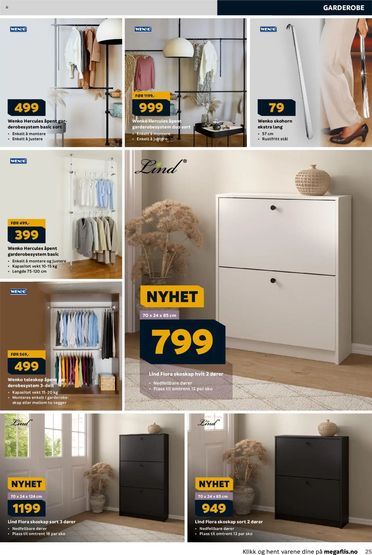 {H1} | Side: 25 | Produkter: Vekt, Skoskap