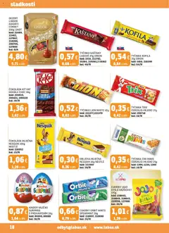 Nové Labaš akcie – leták je platný od 05.09.2025 | Strana: 18