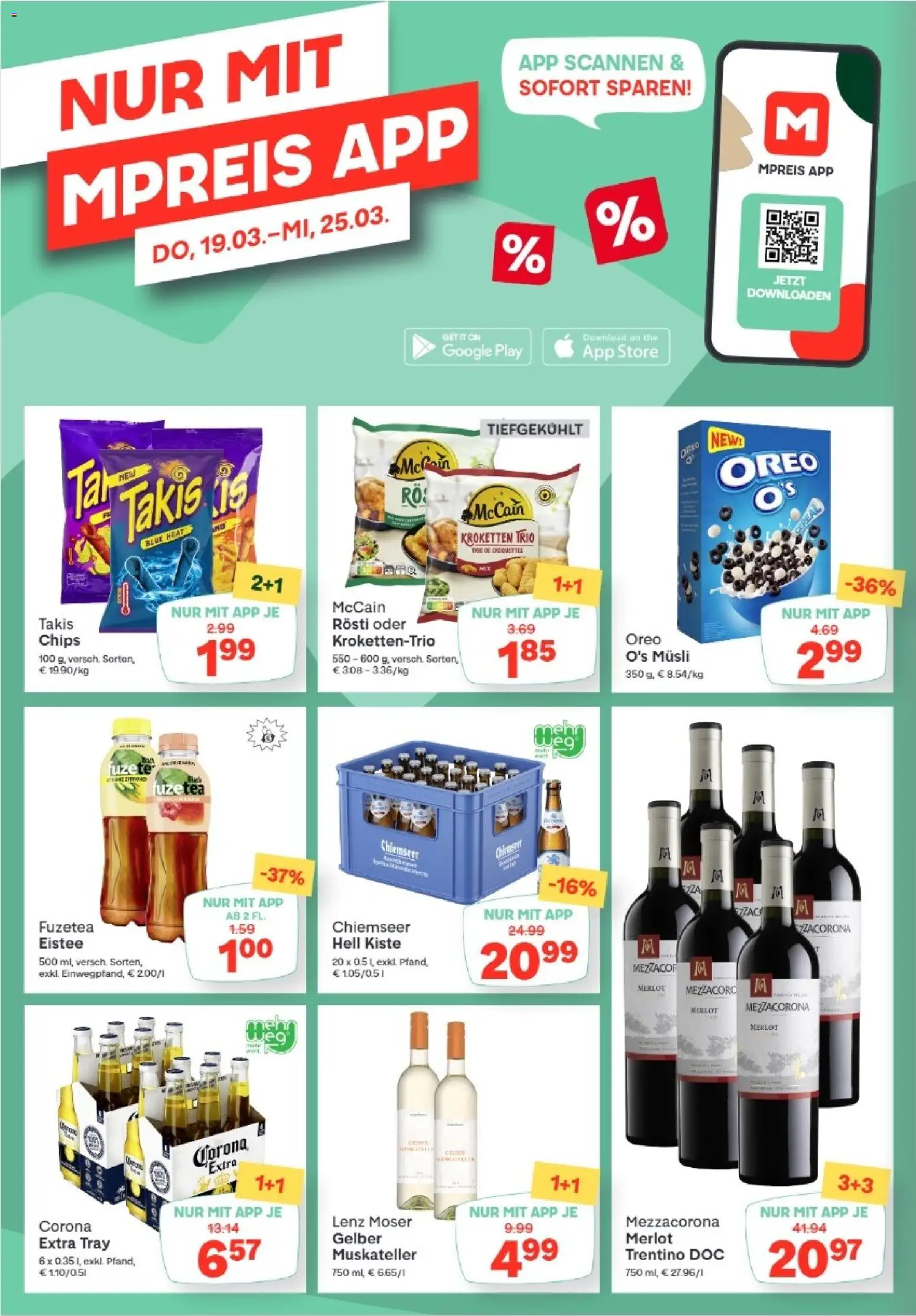 MPREIS Lenzing gültig ab 19.03.2026 | Seite: 14 | Produkte: Chips