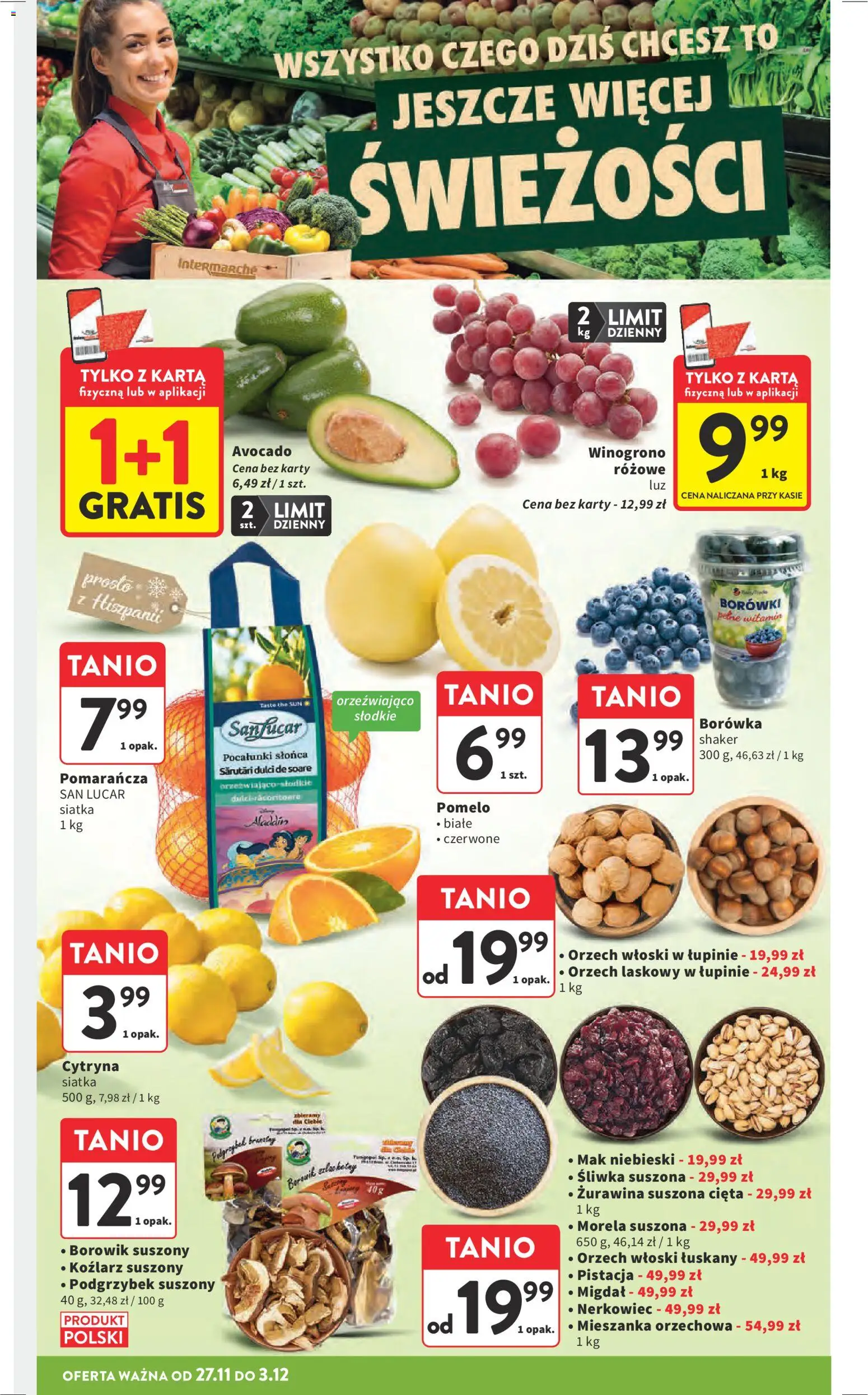 Intermarche Black Friday od 27.11.2025 | Strona: 31 | Produkty: Mak, Winogrono, Mak niebieski, Żurawina