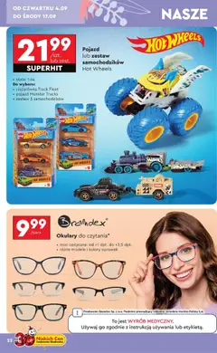Okulary do czytania*, moc optyczna: od +1 dpt. do +3,5 dpt. różne modele i kolory oprawek od 01.09.2025 | Strona: 24