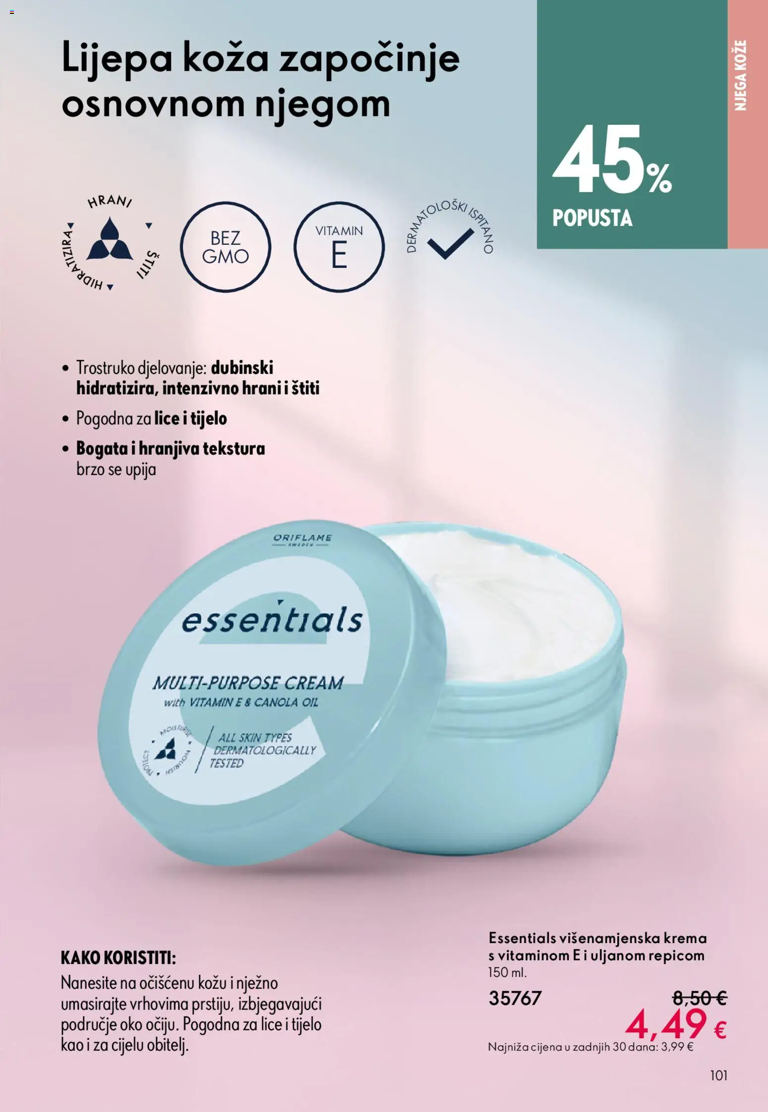 Oriflame katalog | vrijedi od 22.04.2026 | Stranica: 101 | Proizvodi: Krema