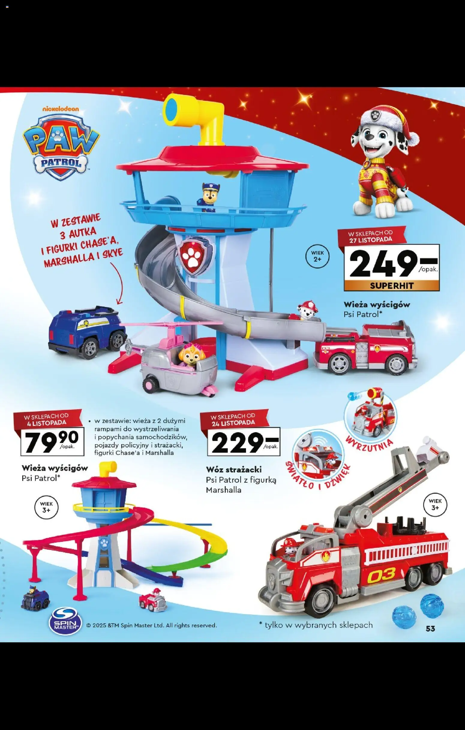 Biedronka gazetka - Kraina zabawek od 27.10.2025 | Strona: 53 | Produkty: Figurki, Wyrzutnia