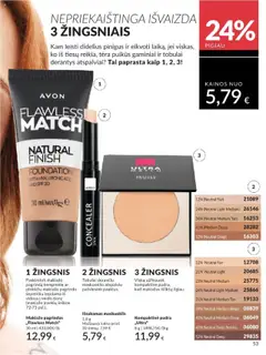 AVON - Leidinys│galioja nuo 01.08.2025 | Puslapis: 53 | Prekių: Makiažo pagrindas, Maskuoklis, Makiažas, Pudra