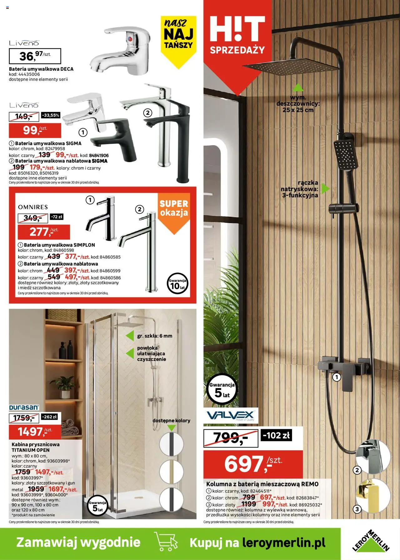 Leroy Merlin Gazetka od 15.10.2025 | Strona: 3 | Produkty: Bateria