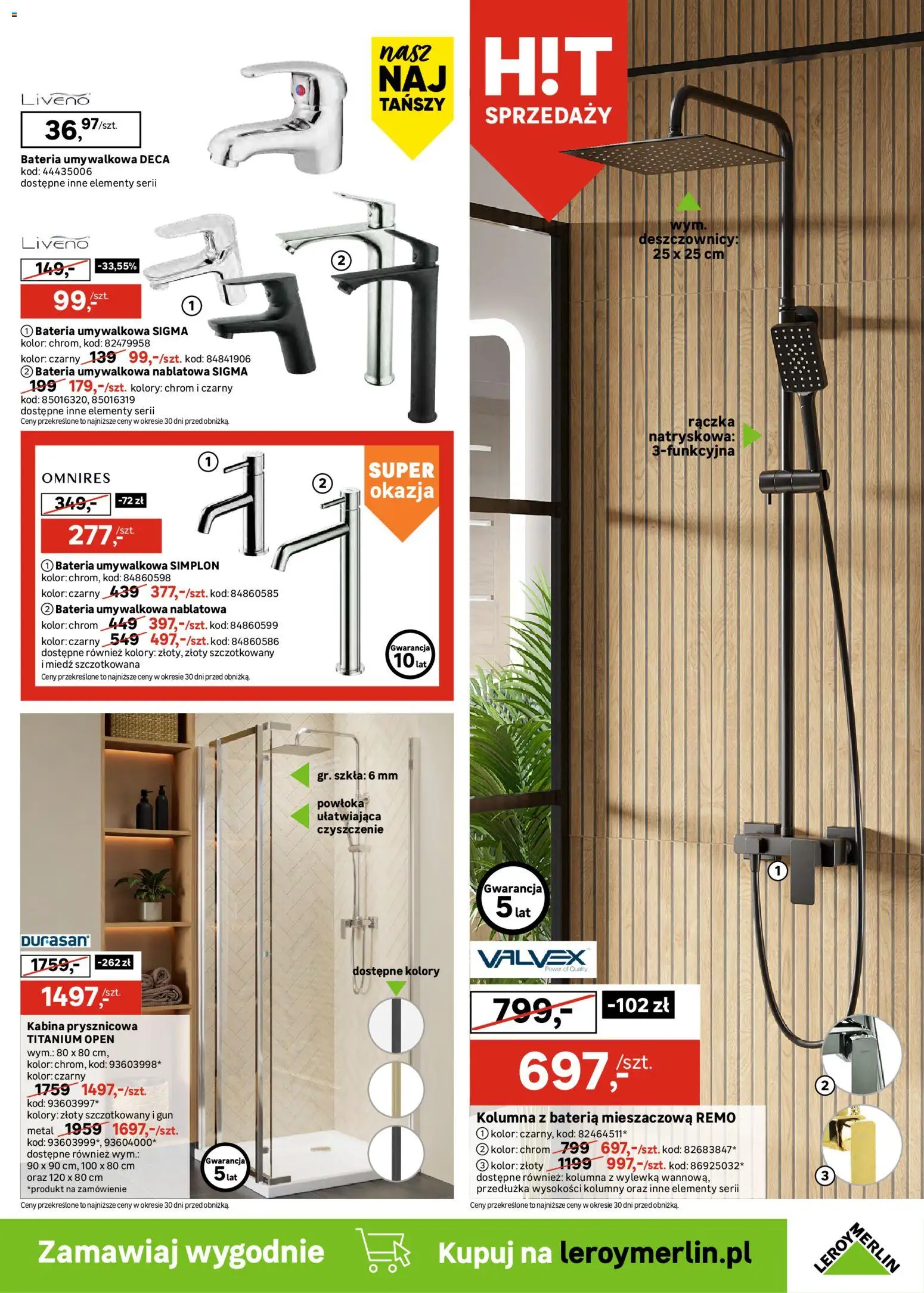 Leroy Merlin Gazetka od 15.10.2025 | Strona: 3 | Produkty: Bateria