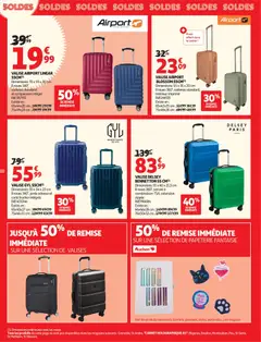 Auchan - Prévisualisation de Auchan - Soldes : jusqu'à -70% ! valide à partir de 07.01.2026 | Page: 10 | Produits: Valise Delsey, Porte, Combinaison, Valise