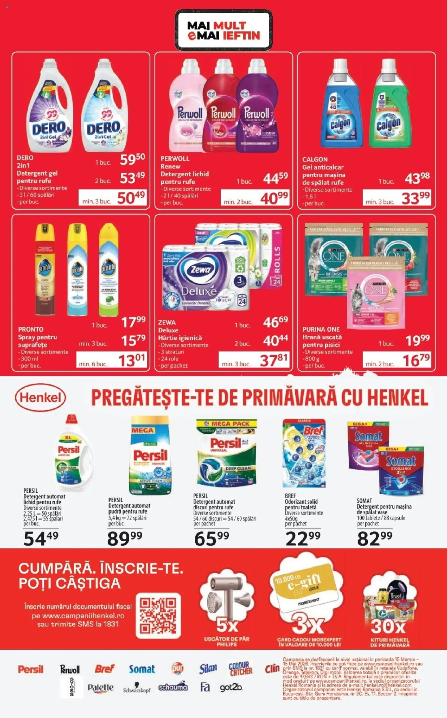 Noul catalog Selgros – valabil de la 03.04.2026 | Pagină: 11 | Produse: Enginar, Uscător, Role, Detergent