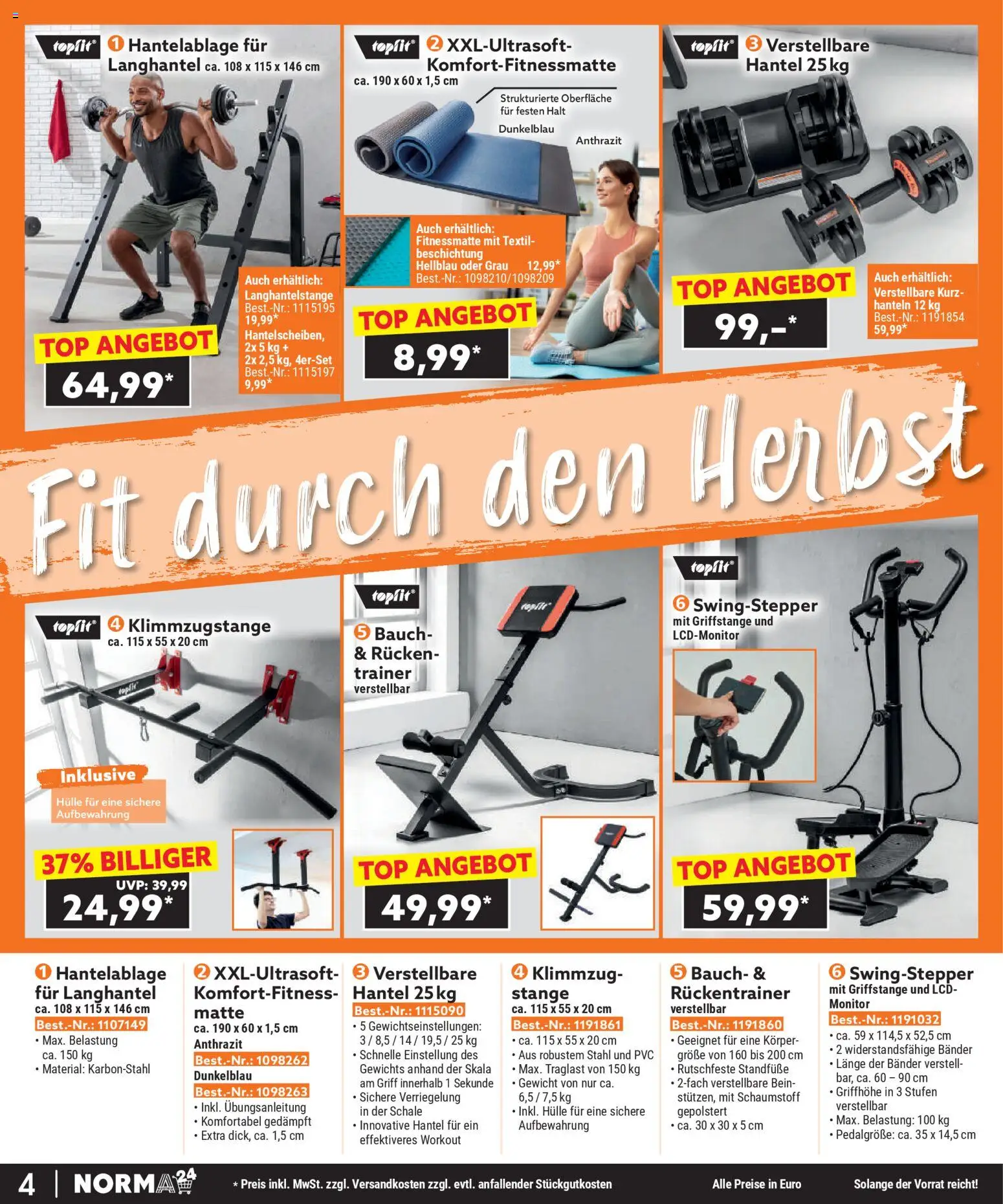Norma Bestellmagazin  gültig ab 01.11.2025 | Seite: 4 | Produkte: Monitor, Hülle, Gewicht