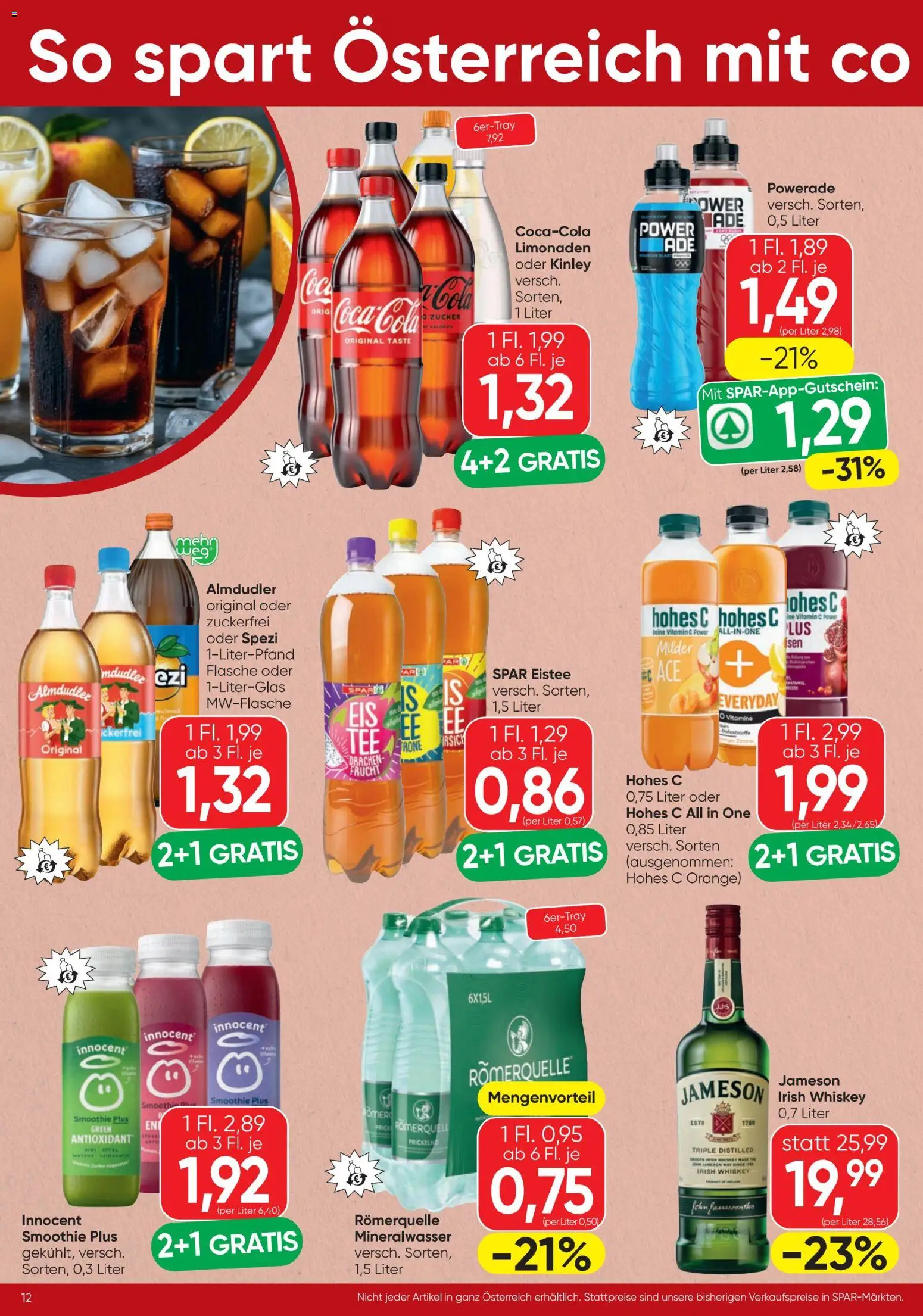 Spar - Flugblatt gültig ab 12.03.2026 | Seite: 12 | Produkte: Whiskey, Zucker