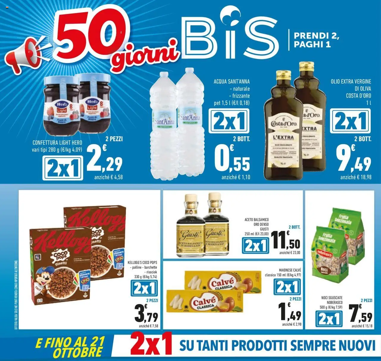 Volantino Conad del 23.09.2025 | Pagina: 6 | Prodotti: Acqua, Frutta, Olio, Olive
