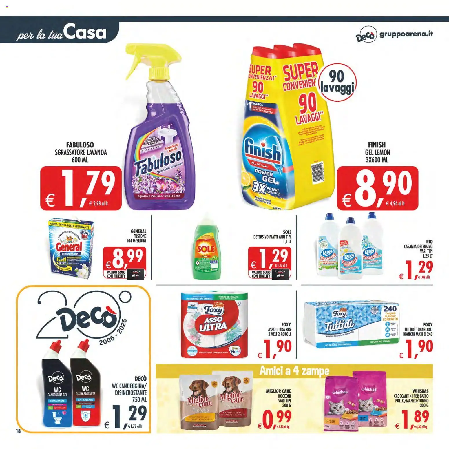 Volantino Decò del 07.04.2026 | Pagina: 22 | Prodotti: Manzo, Anticalcare, Lavanda, WC