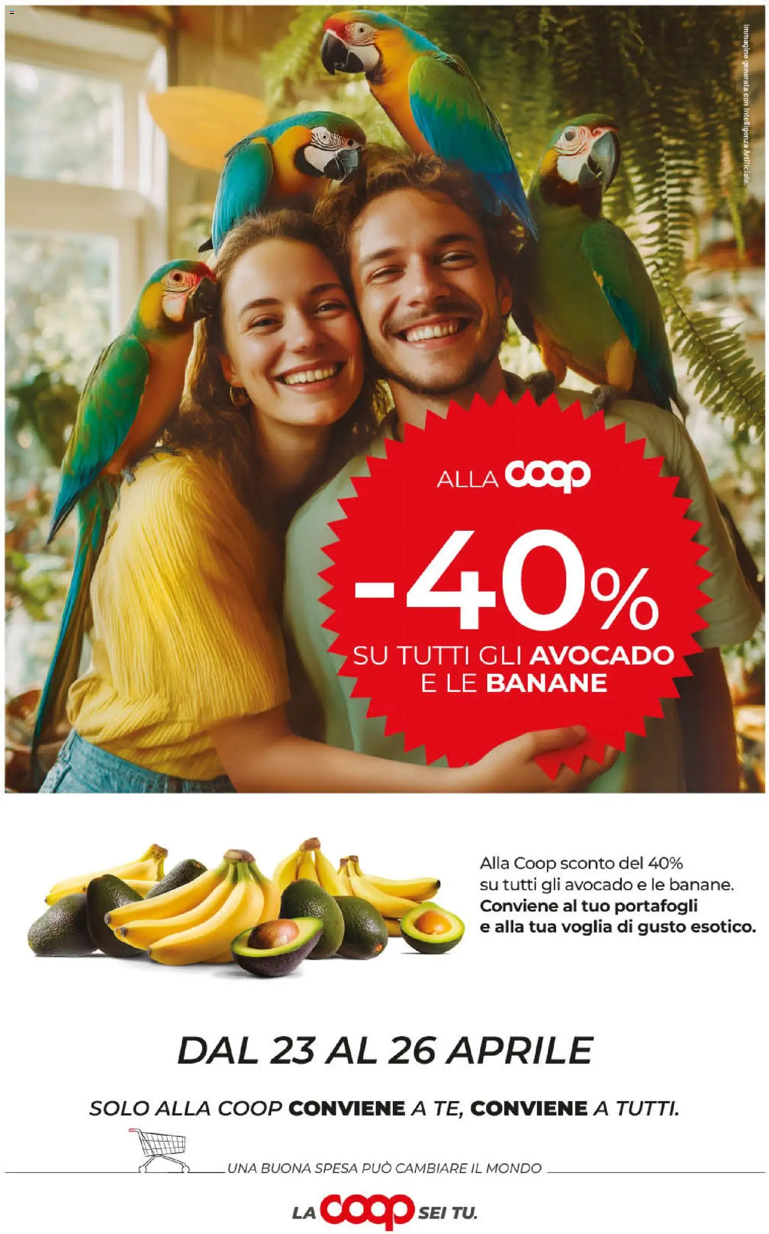 Volantino COOP del 17.04.2026 | Pagina: 54 | Prodotti: Banane, Avocado