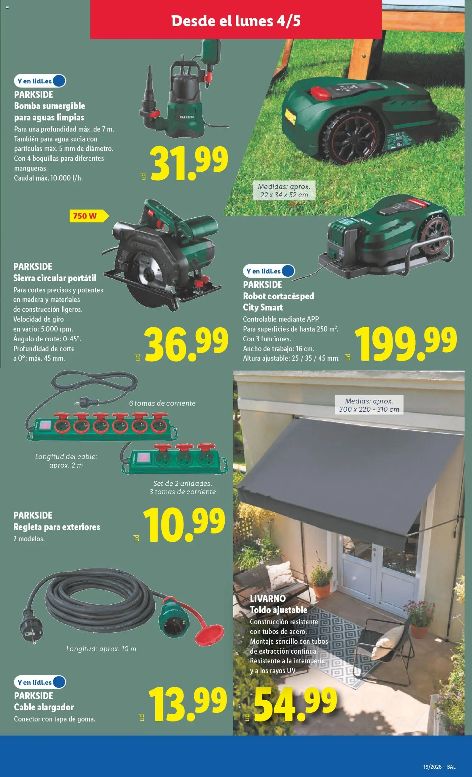 Lidl folleto de bazar │ válido desde el 04.05.2026 | Página: 9 | Productos: Cable, Conector, Robot, Απολυμαντικό