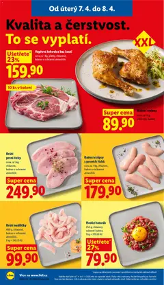 Náhled letáku Hovězí tatarák, 250 g, chlazený, vakuově baleno, 1 kg = 319,60 Kč od 07.04.2026 | Strana: 10