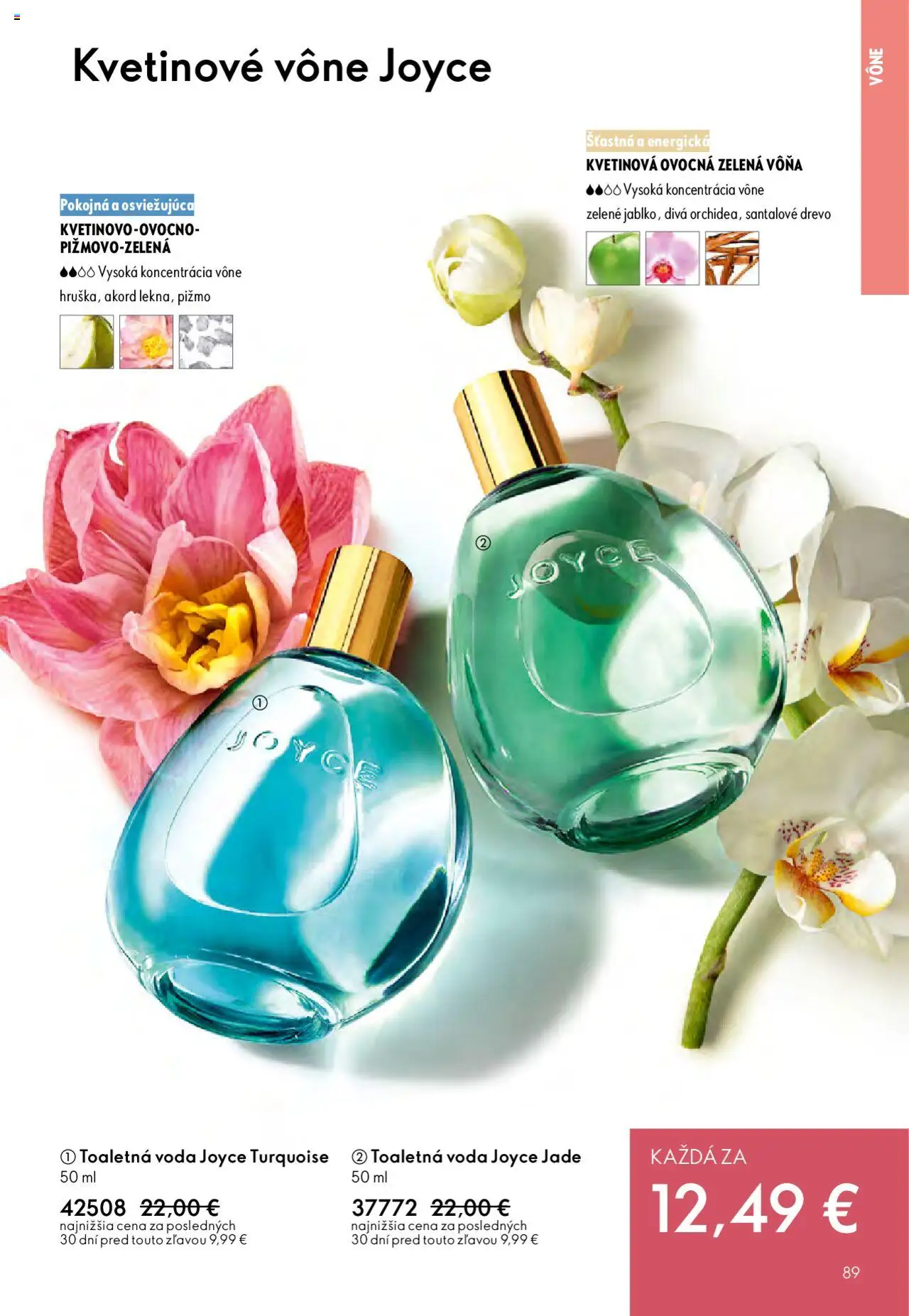 Katalóg Oriflame 13 2025 │ platný od 07.09.2025 | Strana: 89 | Produkty: Toaletná voda, Voda