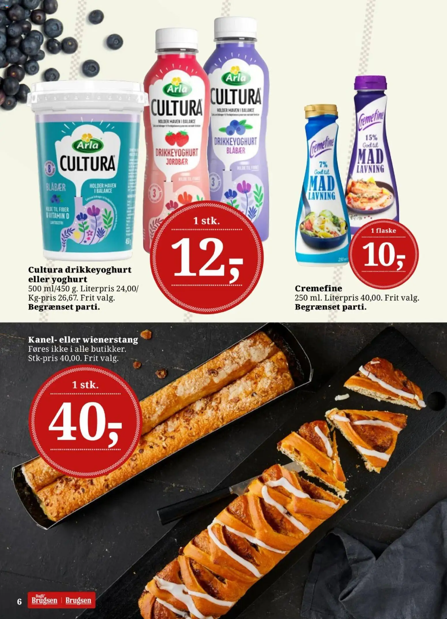Dagli'Brugsen tilbudsavis – gyldig fra 16.01.2026 | Side: 7 | Produkter: Blåbær, Yoghurt, Kanel, Drikkeyoghurt