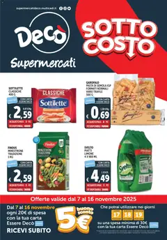 Anteprima del volantino Decò Supermercati - Foggia catalogo valido a partire dal 07.11.2025