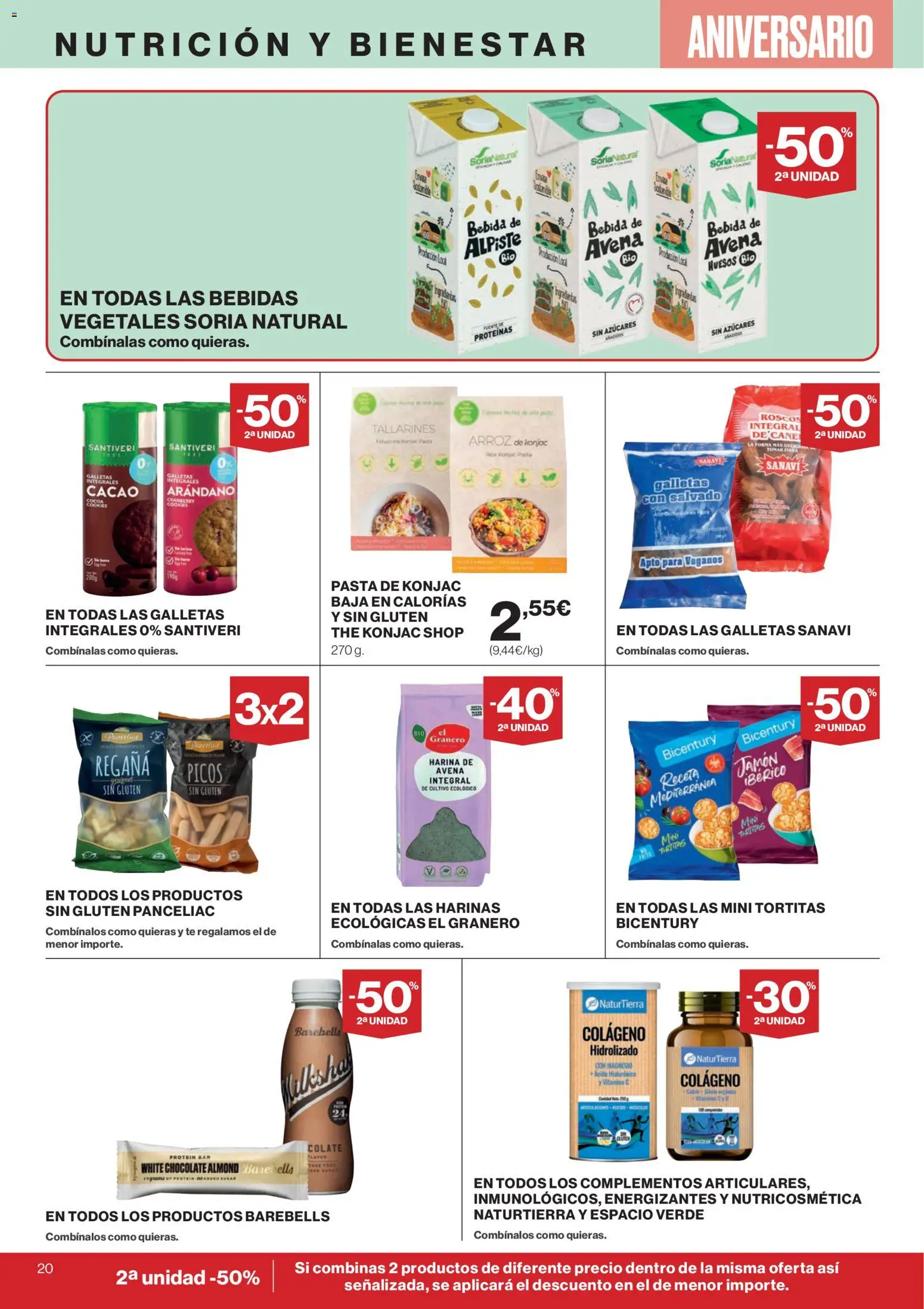 Supercor folleto │ válido desde el 23.10.2025 | Página: 20 | Productos: Arroz, Pasta, Té, Galletas