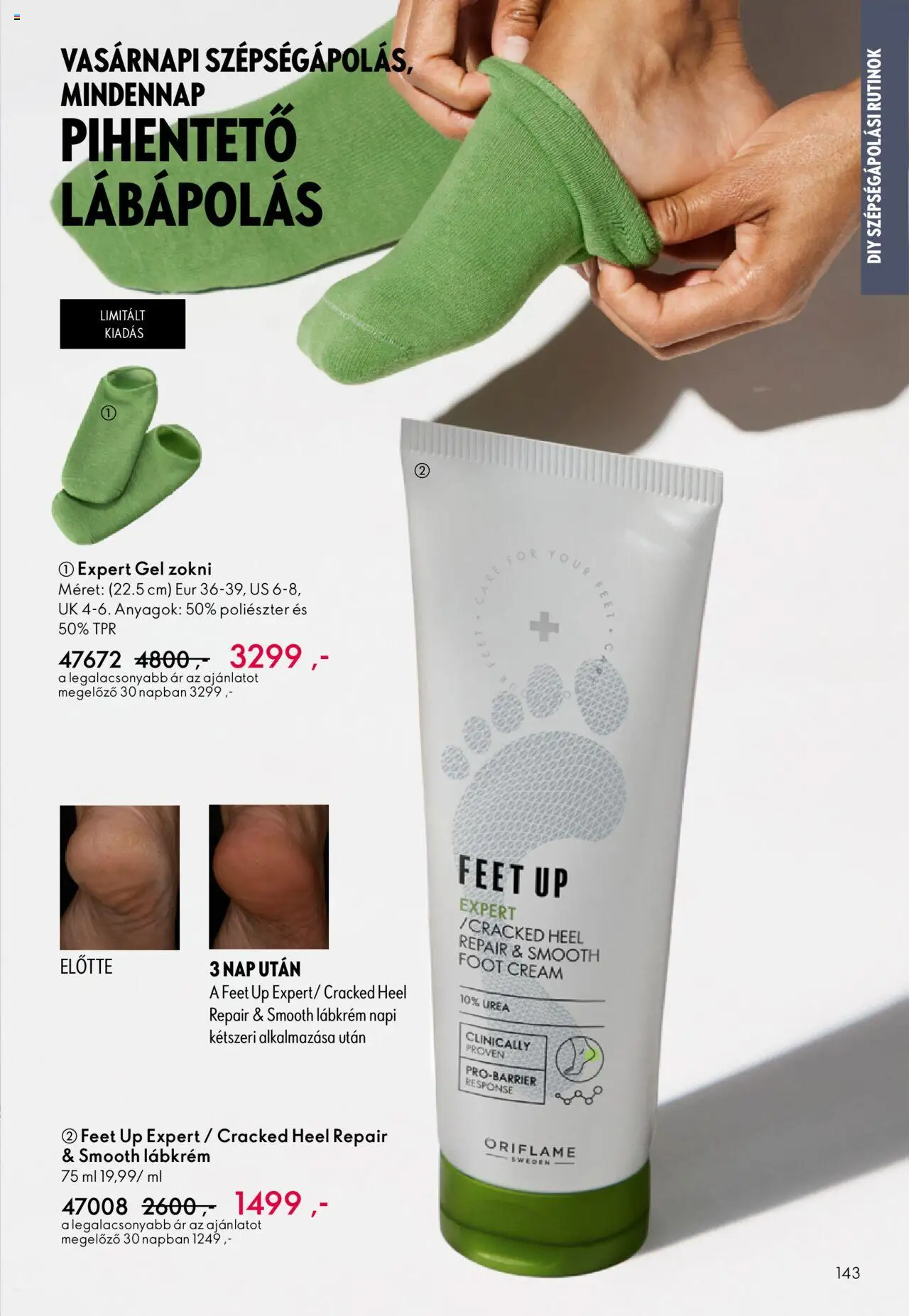 Oriflame akciós ujság - amely érvényes a következő dátumtól: 07.09.2025 | Oldal: 143 | Termékek: Zokni