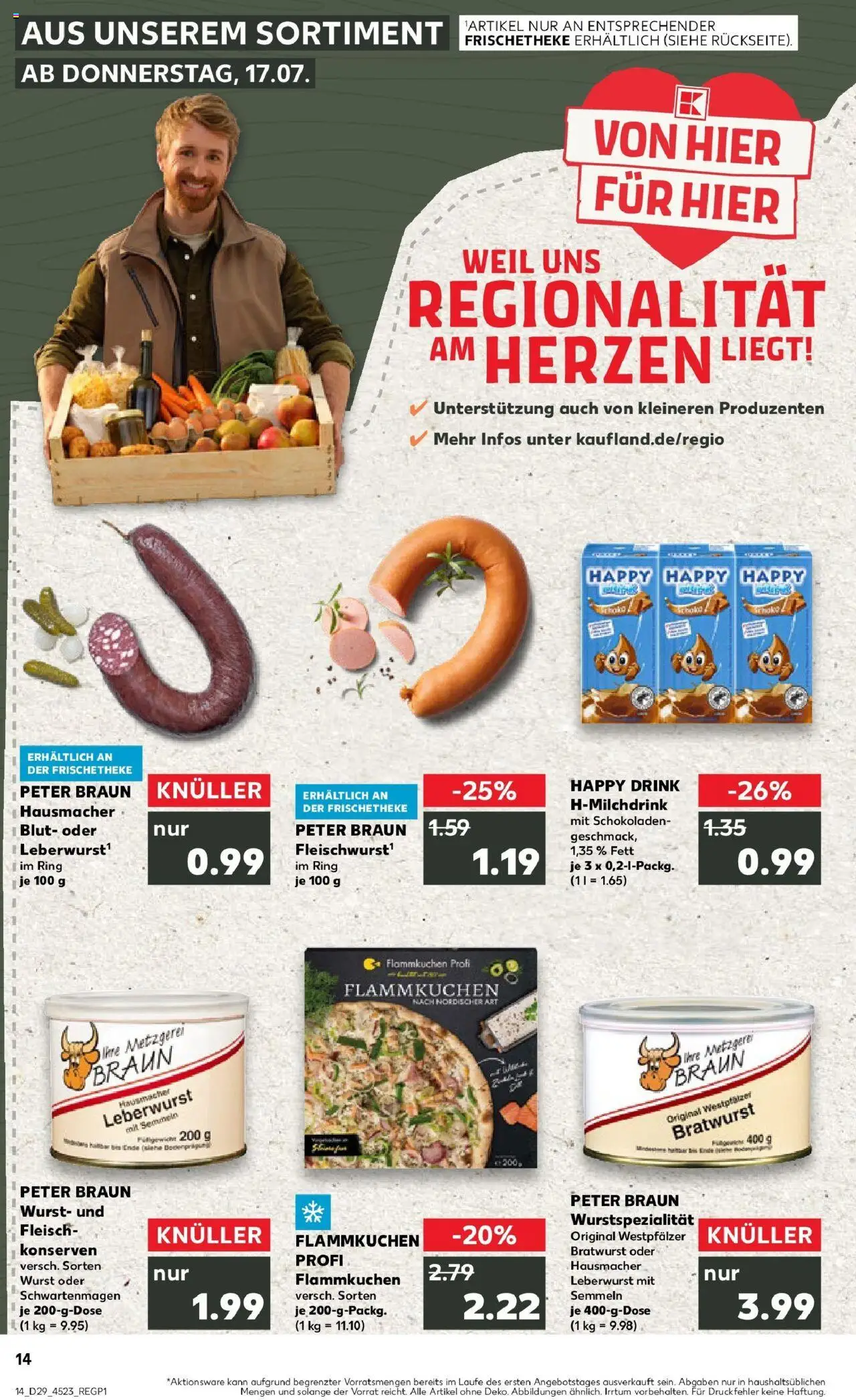 Kaufland prospekt Landau In Der Pfalz	 - gültig ab dem 21.07.2025 | Seite: 27 | Produkte: Bratwurst, Wurst, Fleisch